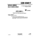 Sony GDM-90W01T Service Manual