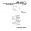 Sony GDM-90W01T5 Service Manual