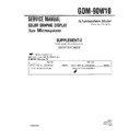 Sony GDM-90W10 (serv.man2) Service Manual