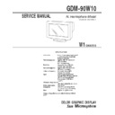 Sony GDM-90W10 Service Manual