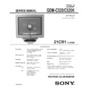 Sony GDM-C520, GDM-C520K Service Manual