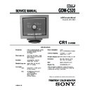 Sony GDM-C520 Service Manual