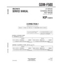 Sony GDM-F500 (serv.man2) Service Manual