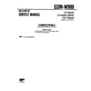 gdm-w900 (serv.man4) service manual