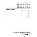 Sony SDM-E76A, SDM-E76D, SDM-E96A, SDM-E96D Service Manual