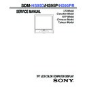 Sony SDM-HS95D, SDM-HS95P, SDM-HS95PR Service Manual