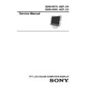 Sony SDM-HX75, SDM-HX95 Service Manual