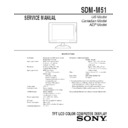 Sony SDM-M51 (serv.man2) Service Manual