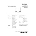 Sony SDM-M61 Service Manual