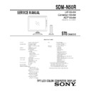 Sony SDM-N50R (serv.man2) Service Manual
