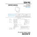 Sony SDM-P82 Service Manual