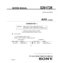 Sony SDM-V72W (serv.man2) Service Manual