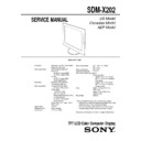Sony SDM-X202 (serv.man2) Service Manual