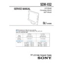 Sony SDM-X52 Service Manual