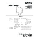 Sony SDM-X72 (serv.man2) Service Manual