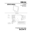 Sony SDM-X82 (serv.man2) Service Manual