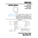Sony SDM-X82 Service Manual