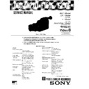 Sony CCD-AU220, CCD-F150E (serv.man3) Service Manual