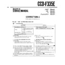 Sony CCD-F335E (serv.man6) Service Manual