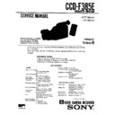 Sony CCD-F385E Service Manual