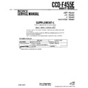 Sony CCD-F455E (serv.man2) Service Manual