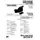 Sony CCD-F455E Service Manual