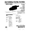 Sony CCD-FX200EA, CCD-FX270E, CCD-FX270EA, CCD-FX370E (serv.man2) Service Manual