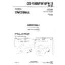 Sony CCD-FX400, CCD-FX410, CCD-FX411 Service Manual