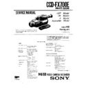 Sony CCD-FX700E Service Manual