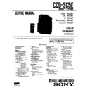 Sony CCD-SC5E Service Manual