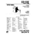 Sony CCD-SC6E Service Manual