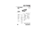 Sony CCD-TR3200E Service Manual