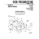 Sony CCD-TR330E, CCD-TR510E (serv.man2) Service Manual