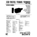 Sony CCD-TR370E, CCD-TR380E, CCD-TR380EU Service Manual