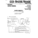 Sony CCD-TR420E, CCD-TR440E (serv.man2) Service Manual