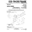 Sony CCD-TR420E, CCD-TR440E (serv.man3) Service Manual