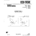 Sony CCD-TR50E (serv.man2) Service Manual