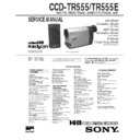 Sony CCD-TR555, CCD-TR555E Service Manual