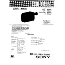 Sony CCD-TR55E Service Manual