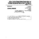 ccd-tr590, ccd-tr590pk, ccd-tr614, ccd-tr714, ccd-tr78, ccd-tr814, ccd-tr88, ccd-tr98, ccd-tr99 (serv.man2) service manual