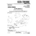 Sony CCD-TR590E (serv.man3) Service Manual