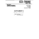 Sony CCD-TR606E (serv.man2) Service Manual