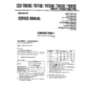 ccd-tr610e, ccd-tr710e, ccd-tr760e, ccd-tr810e, ccd-tr910e (serv.man2) service manual