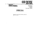 Sony CCD-TR705E (serv.man4) Service Manual