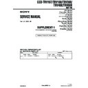 Sony CCD-TRV107, CCD-TRV108, CCD-TRV308, CCD-TRV408, CCD-TRV608 (serv.man2) Service Manual