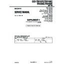 Sony CCD-TRV107E, CCD-TRV108E, CCD-TRV208E, CCD-TRV408E (serv.man2) Service Manual