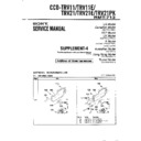 Sony CCD-TRV11, CCD-TRV11E, CCD-TRV21, CCD-TRV21E, CCD-TRV21PK (serv.man4) Service Manual