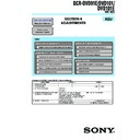 Sony DCR-DVD101, DCR-DVD101E, DCR-DVD91E (serv.man4) Service Manual