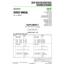 Sony DCR-DVD105, DCR-DVD105E, DCR-DVD605, DCR-DVD605E (serv.man10) Service Manual