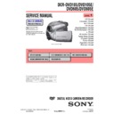 Sony DCR-DVD105, DCR-DVD105E, DCR-DVD605, DCR-DVD605E (serv.man3) Service Manual